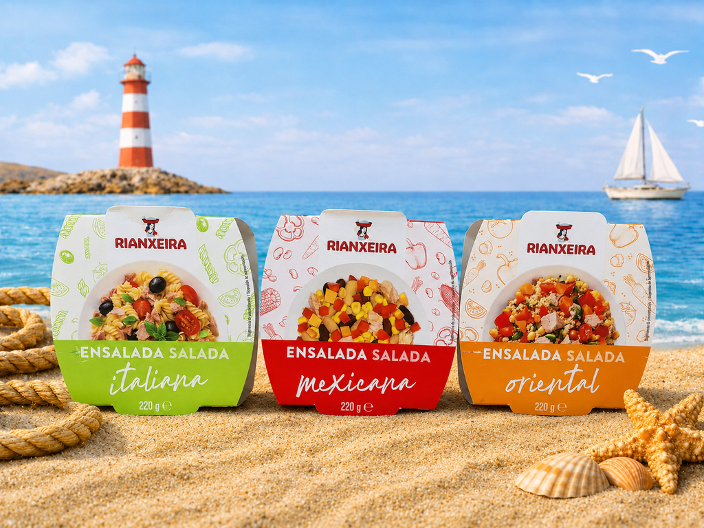 Kolm tuunikala salatit ühes.