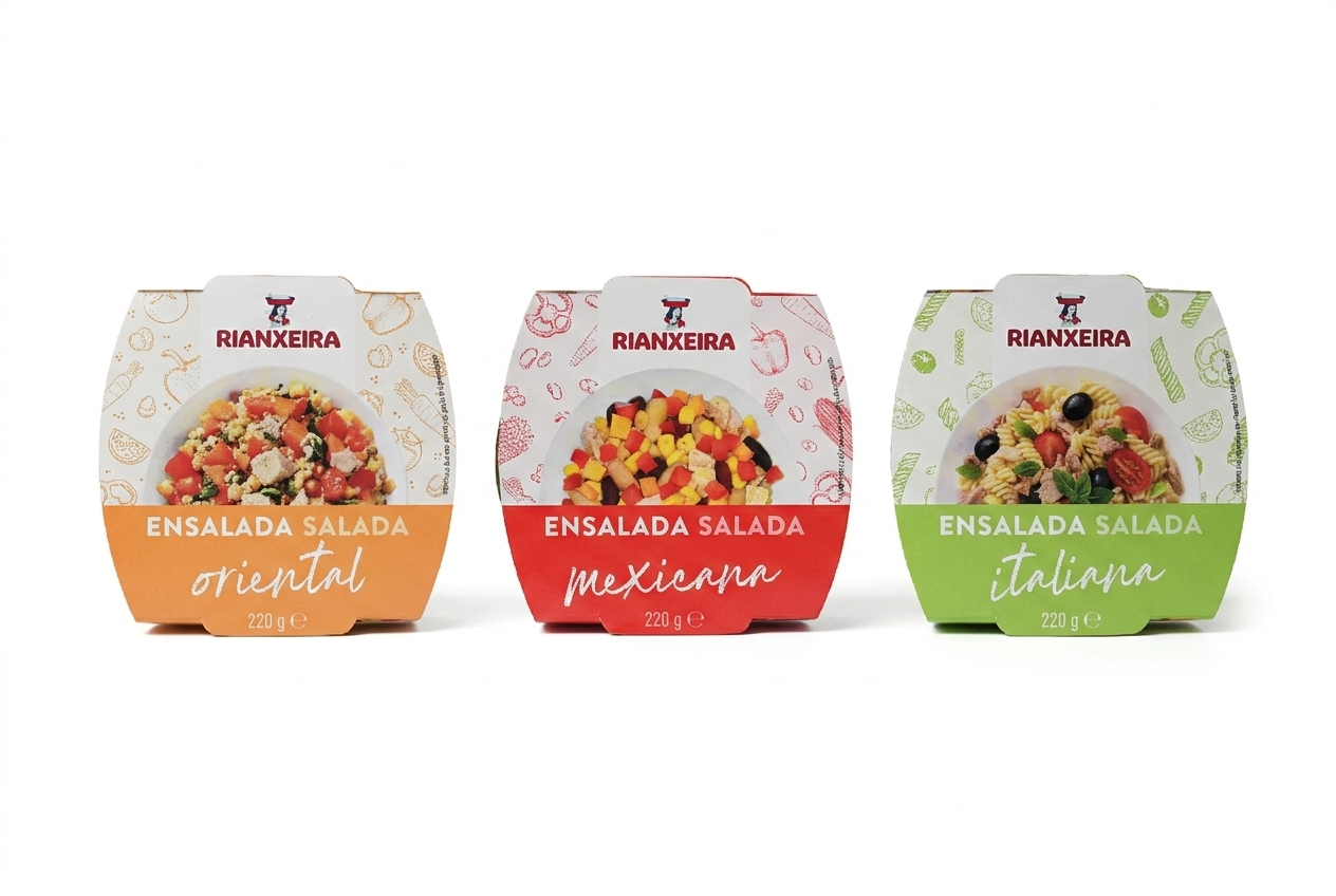 Kolm tuunikala salatit ühes.